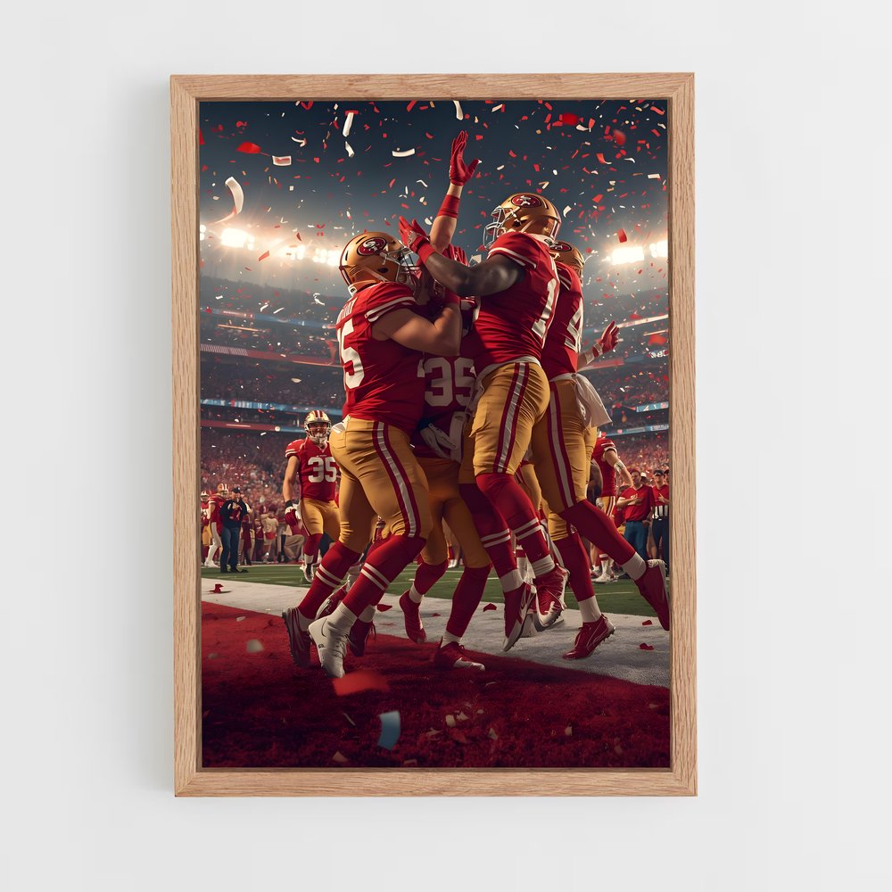 Poster Victoire 49ers (vue 4)